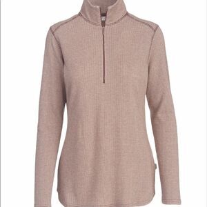 Woolrich Women’s Canoe Run Half Zip Pullover. Lg.